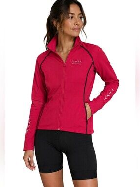 GORE Bike Wear Windstopper Soft Shell Cycling Jacket Pink Women’s S